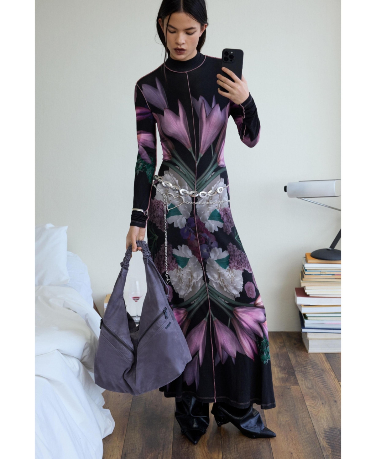 Desigual Women's Long mirror dress