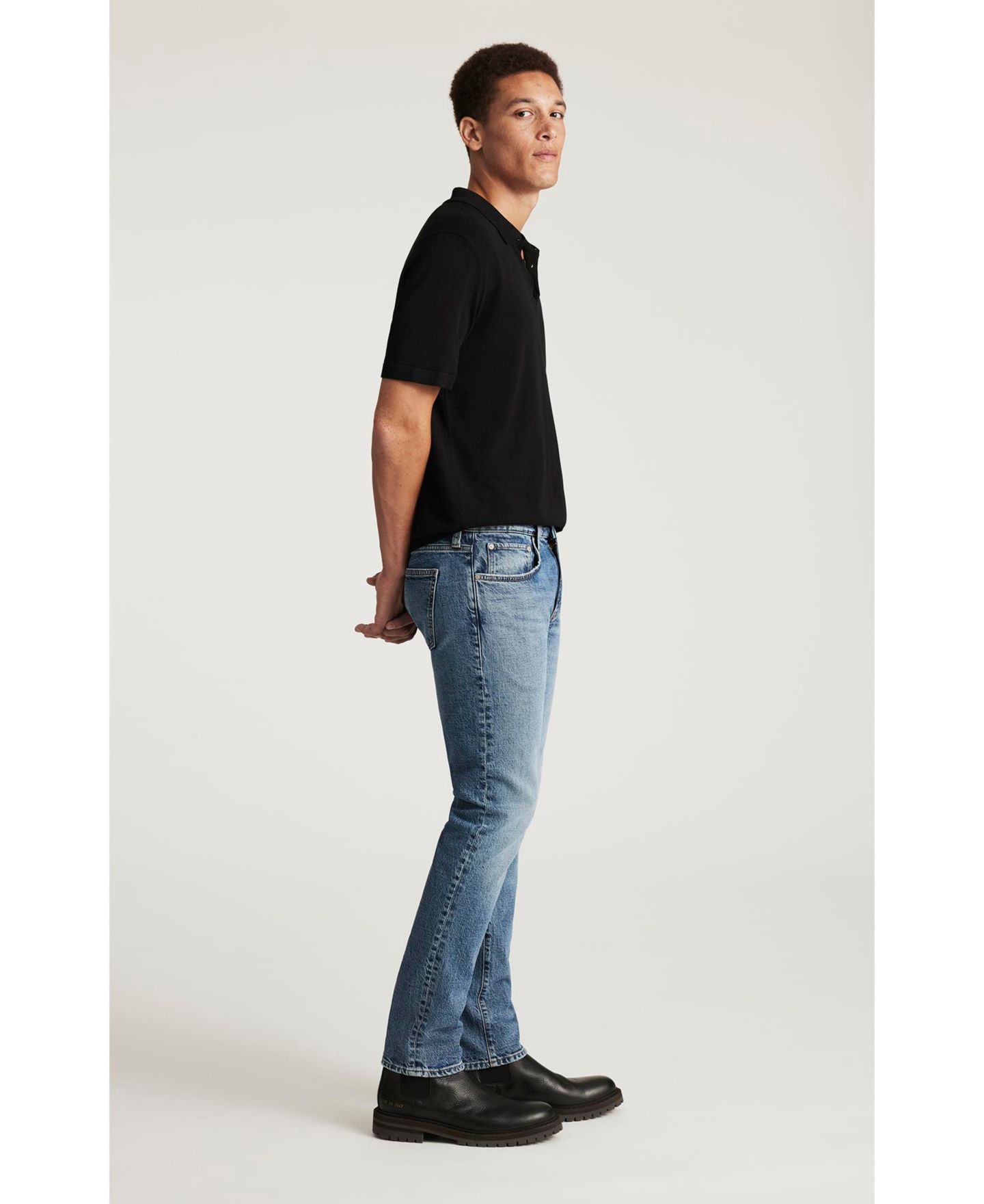 Мужские джинсы Mavi Jeans Jake Slim Leg In Used Brushed Classic Jean, цвет: Индиго — фото 2