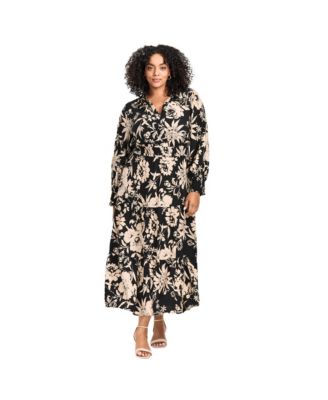 Women's Plus Size Shiloh Tiered Maxi Dress