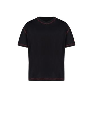 Men's Free Heaven Crochet Cotton T-Shirt