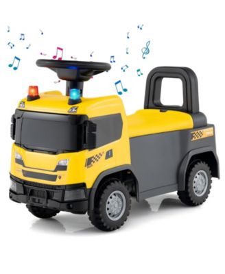 Kids Ride On Police Push Car With Lights Sounds And Under Seat Storage