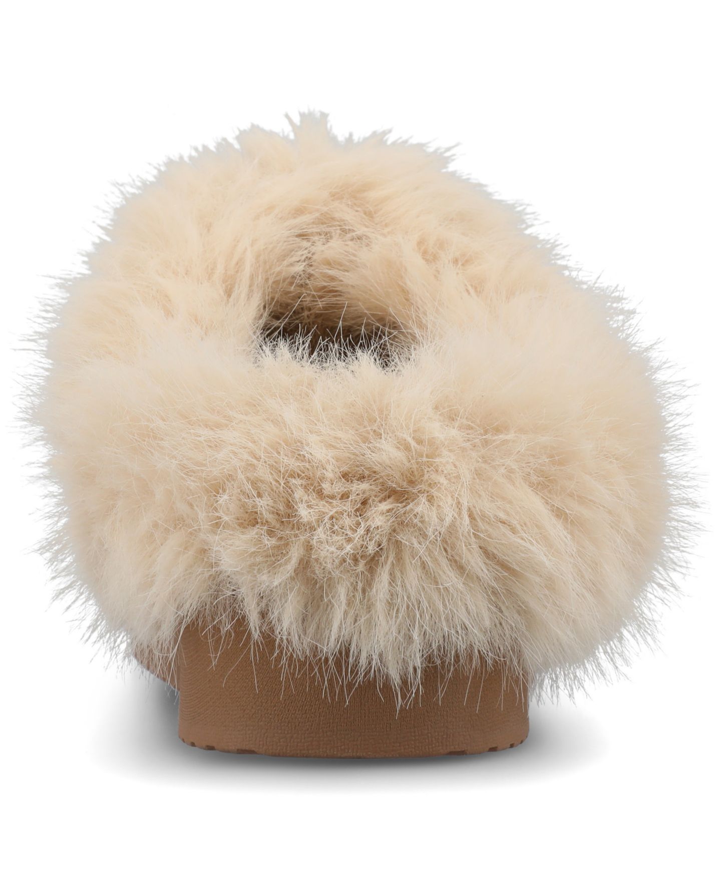 Женские тапочки Journee Collection Taran Cozy Platform Slippers, цвет: Каштановый — фото 3