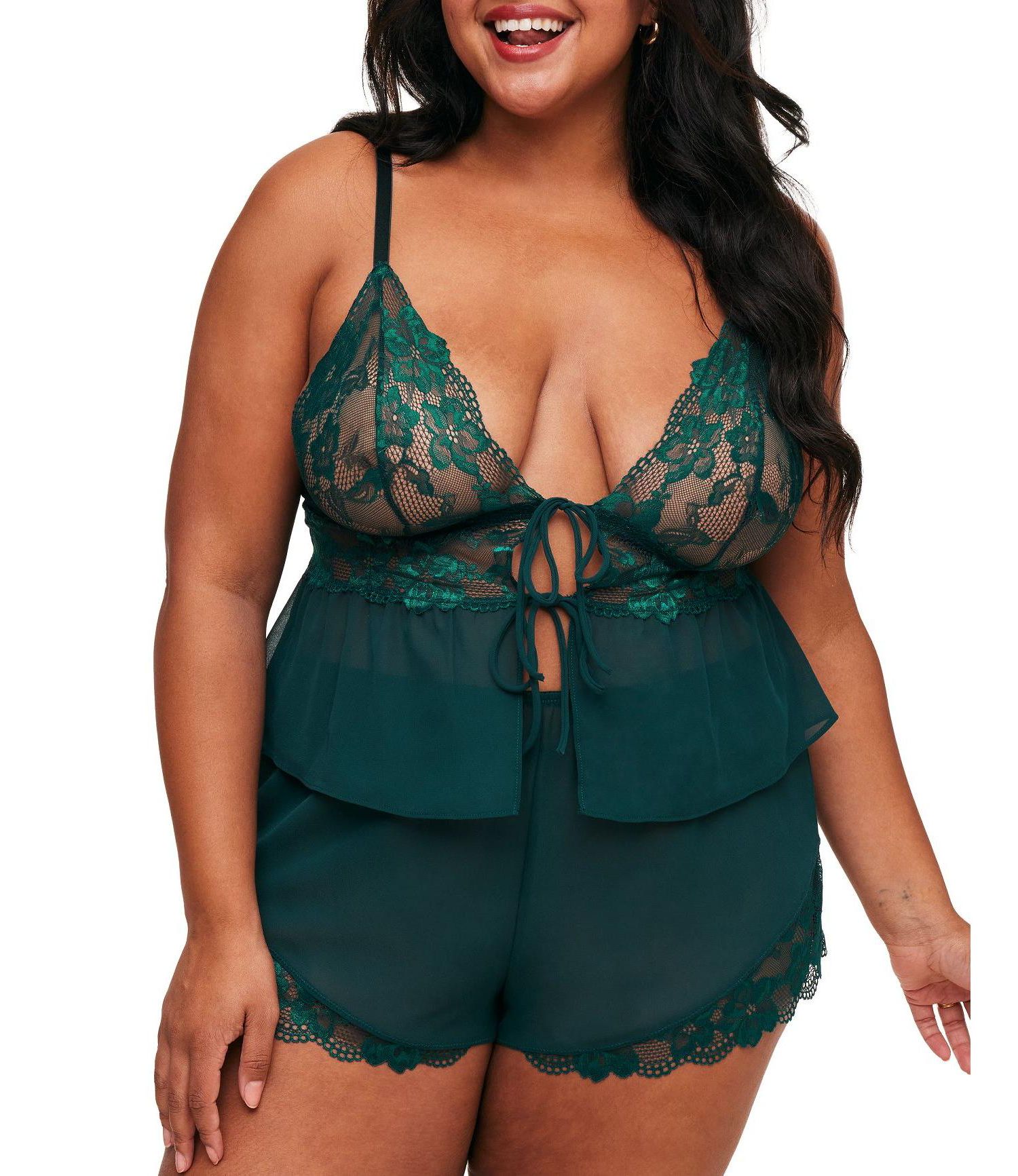 Plus Size Tammy Camisole & Shorts Set Lingerie