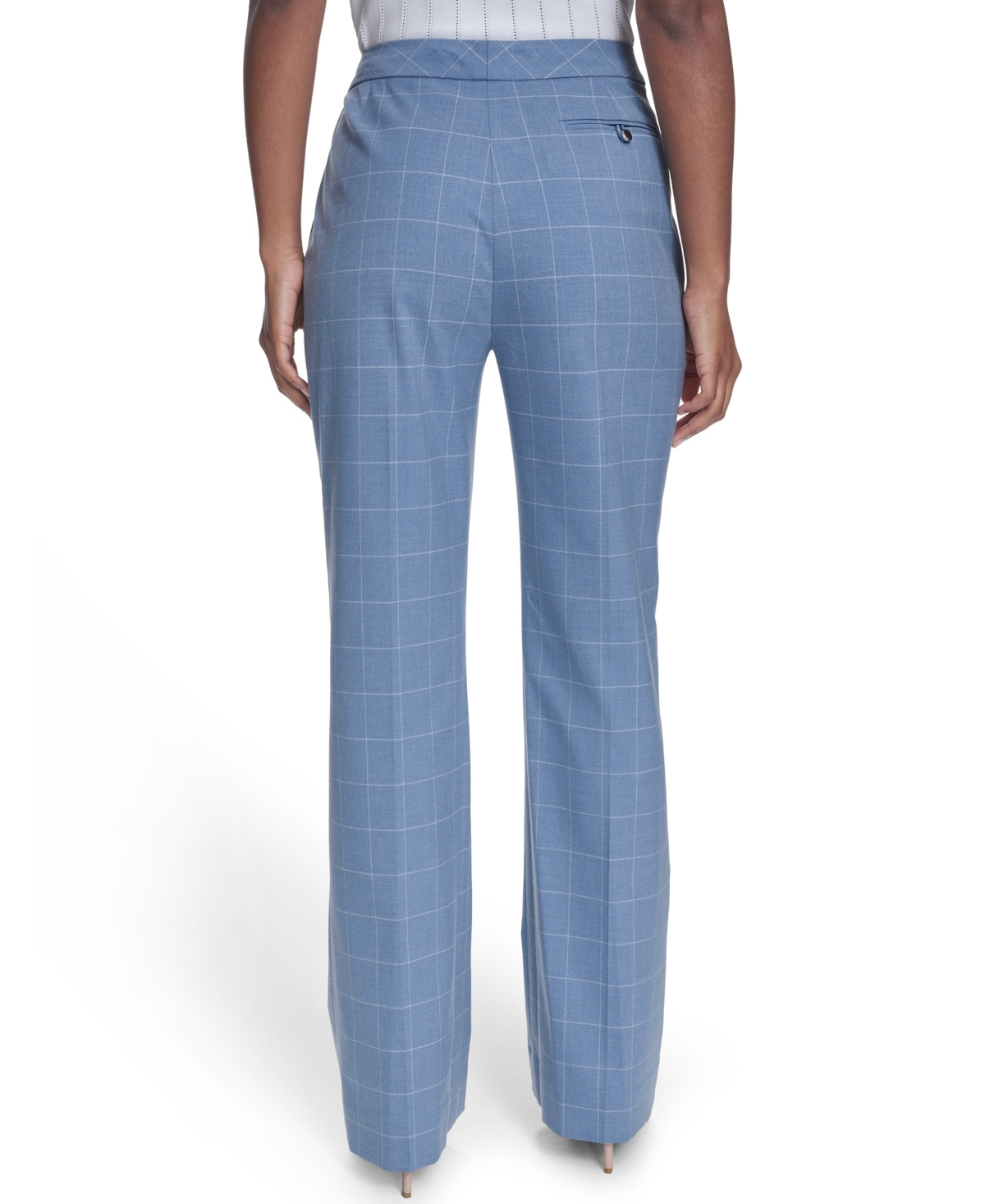 Calvin Klein Women's Windowpane Modern Fit Pants