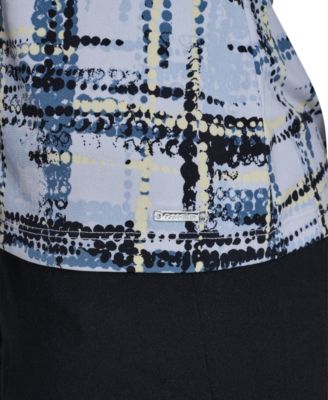 Women's Printed Sleeveless V-Neck Top