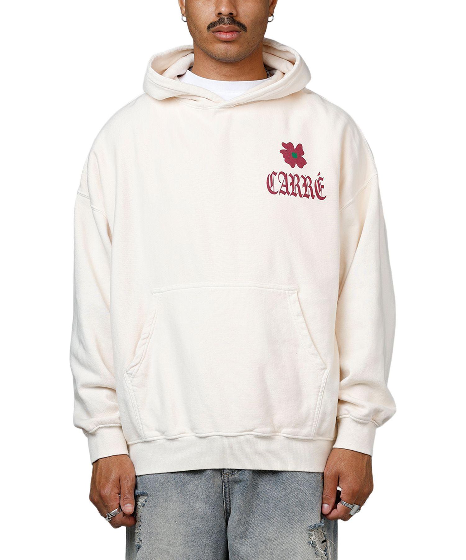 Men's Eternal Garden Premium Hoodie Sweatshirt - Off White L