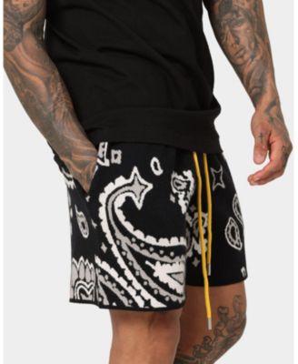 Men's Paisley Knit Shorts