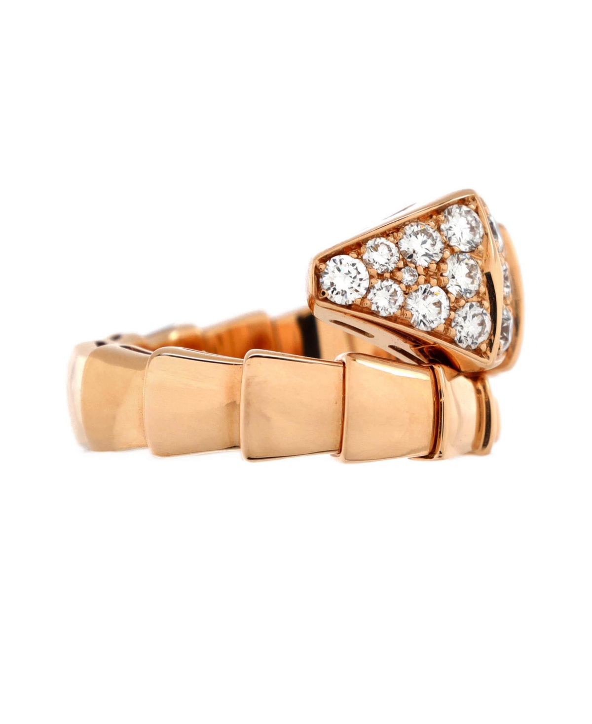 Pre-Owned Bvlgari Serpenti Viper One-Coil Ring