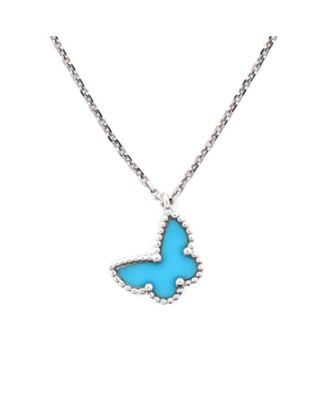 Sweet Alhambra Butterfly Pendant Necklace