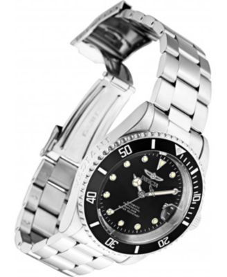 Men's 17044 Pro Diver Automatic 3 Hand Black Dial Watch