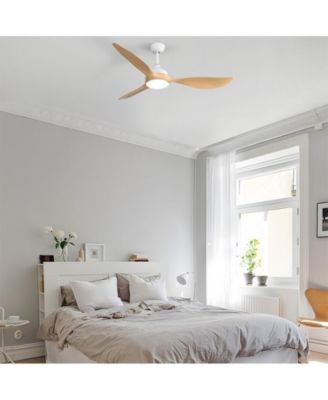 56-inch Modern 3-Blade Ceiling Fans with Led Pendant Lamp and Remote Control