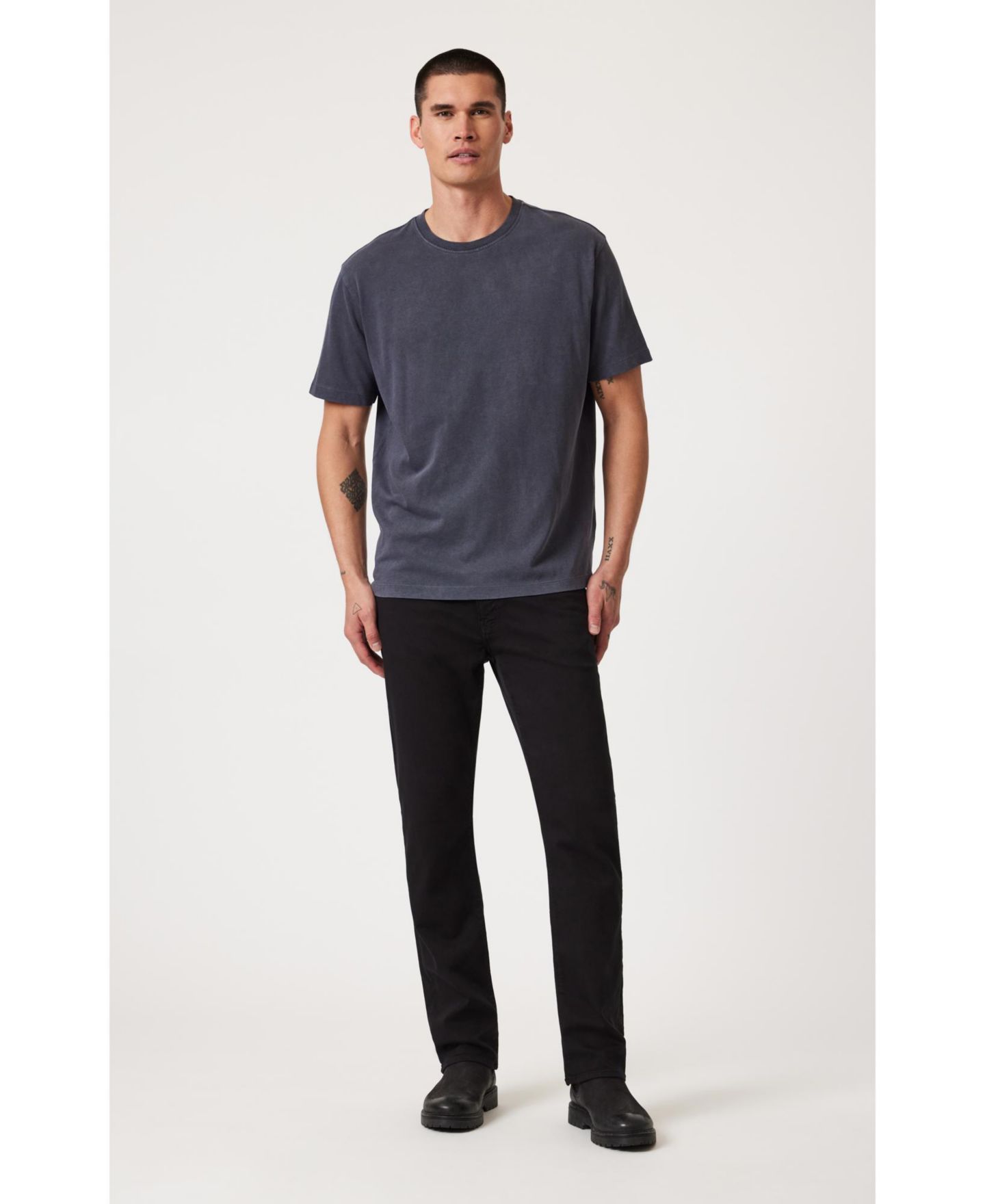 Мужские джинсы Mavi Jeans Zach Straight Leg, цвет: Чёрный — фото 6