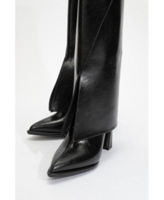 Women Aja Block Heel Convertible Knee High Boot