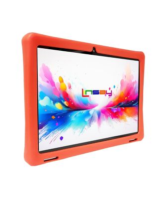 New 10.1" Funny Kids Octa Core 256GB Tablet with Red Kids Defender Case and Smart Dog Toy Android 15
