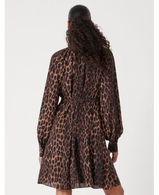 Women's Printed Chiffon Mini Dress