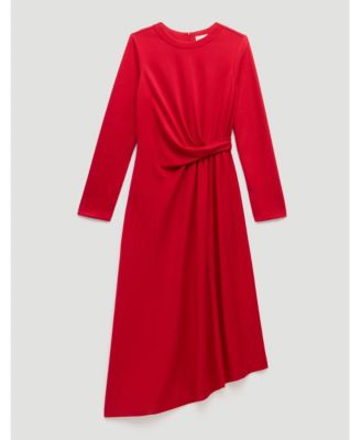 Women's Asymmetric Hem Jersey Dress