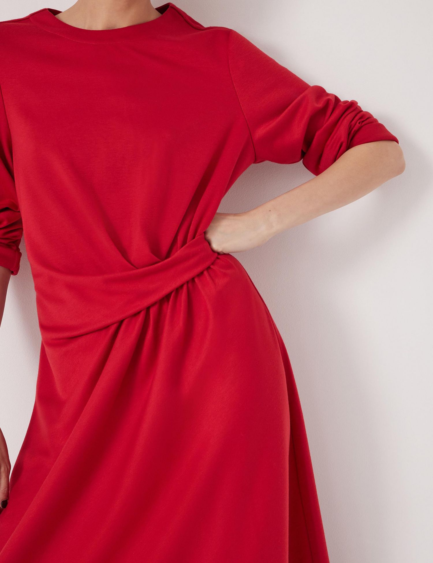 Women's Asymmetric Hem Jersey Dress
