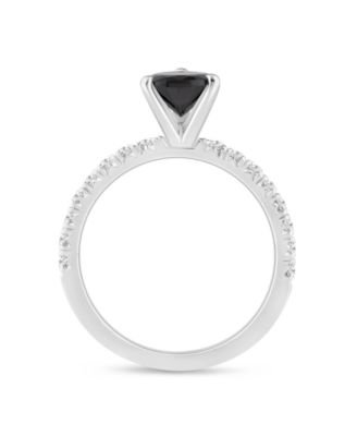 Black and White Diamond Engagement Ring (2-5/8 ct. t.w.) in 14k White Gold