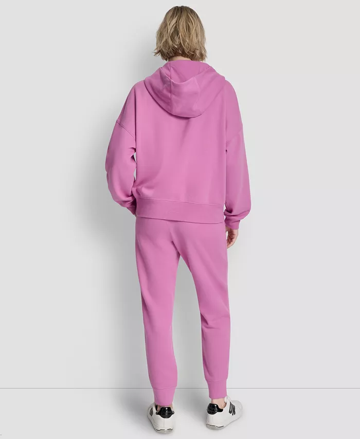 Women's Metallic Bubble Logo Drop Shoulder Pull-On Hoodie - thumbnail 5