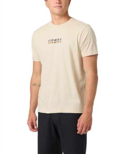Мужская футболка O'Neill Triple Stack Short-Sleeve, цвет: Слоновая кость