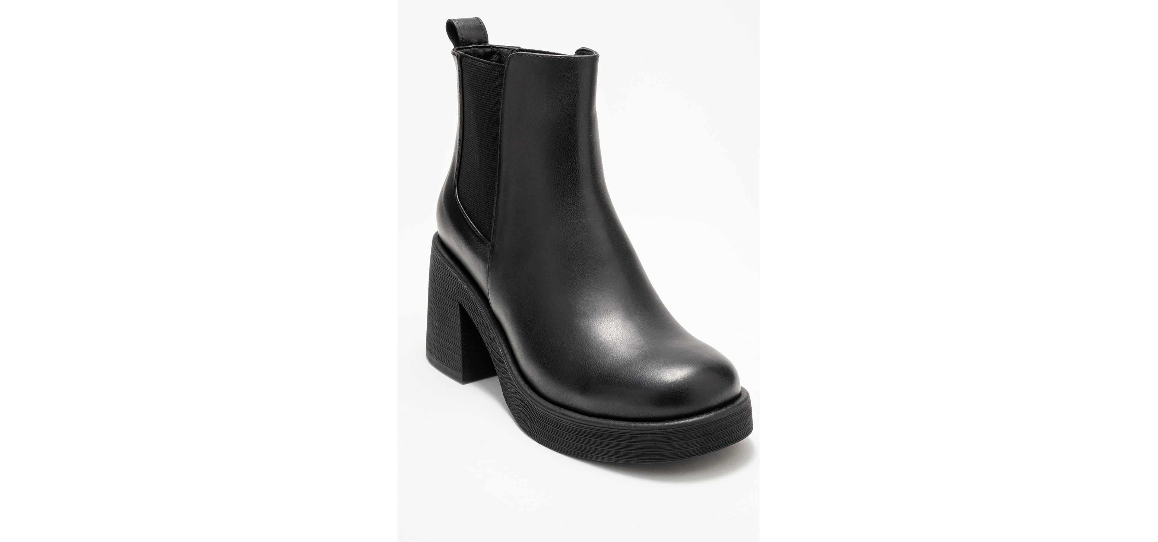 Forever & Always Women's Shoes Lysa Leather Platform Boot