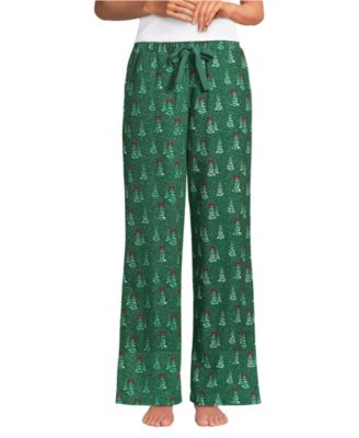 Women's Flannel Wide Leg Sleep Pants