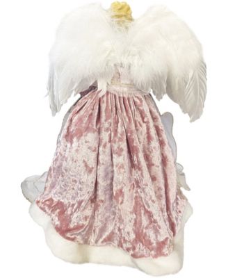 16" Mauve Victorian Angel Tree Topper