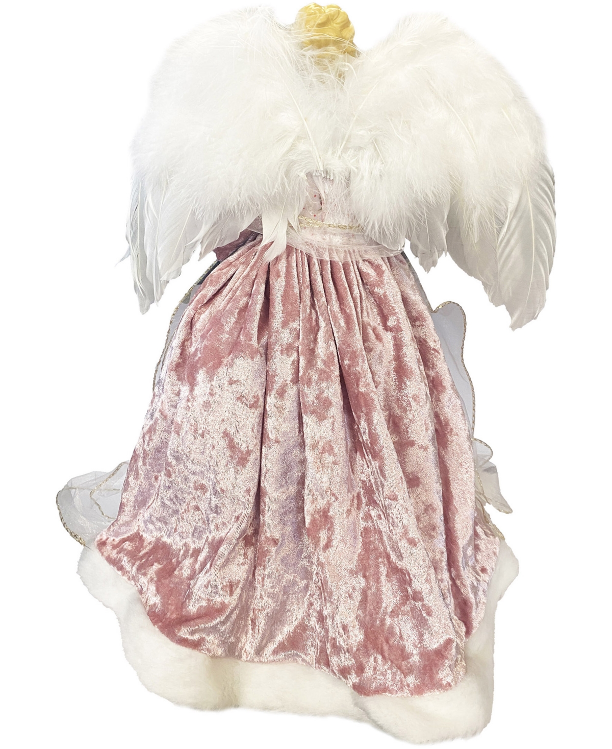 Santa's Workshop 16" Mauve Victorian Angel Tree Topper In Purple