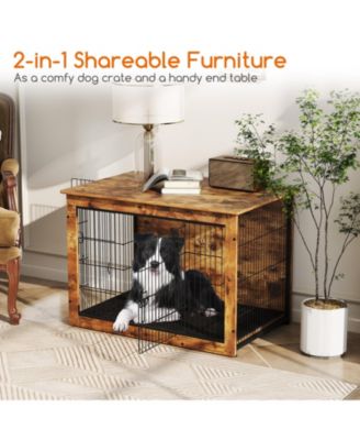 Dog Crate Furniture for Medium/Large Dogs 39'' Indoor Pet House Side End Table