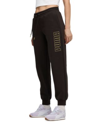 Puma - Women's Maximal Metallic Comfort Sweatpants