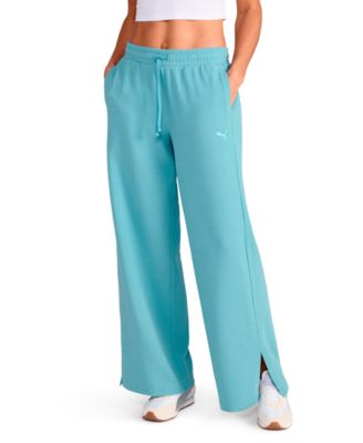 Women's Textured Knit Wide Leg Pants