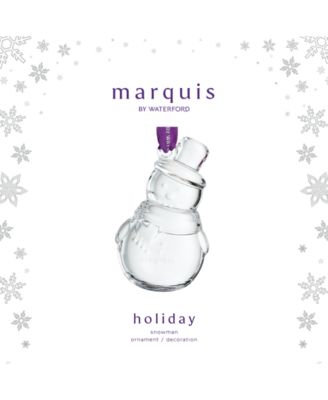 Crystal Snowman Ornament