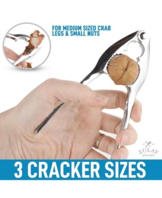 10-Piece Crab Crackers and Tools Set - Heavy Duty Crab Leg Crackers and Tools & Sharp Tines