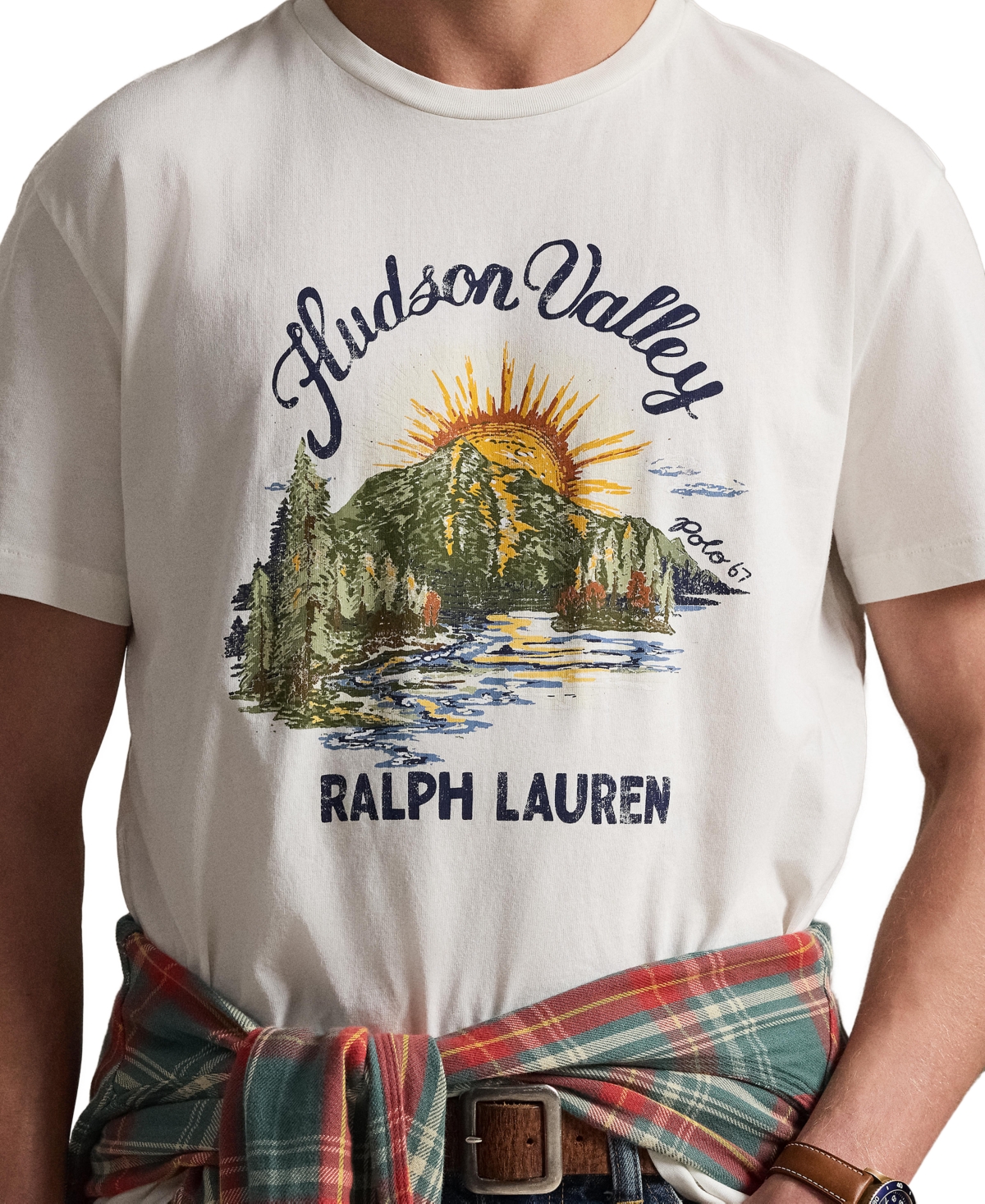 Polo Ralph Lauren Men's Crew Neck T-shirt In White