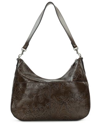 Athani Bark Leaves Large Shoulder Handbag
