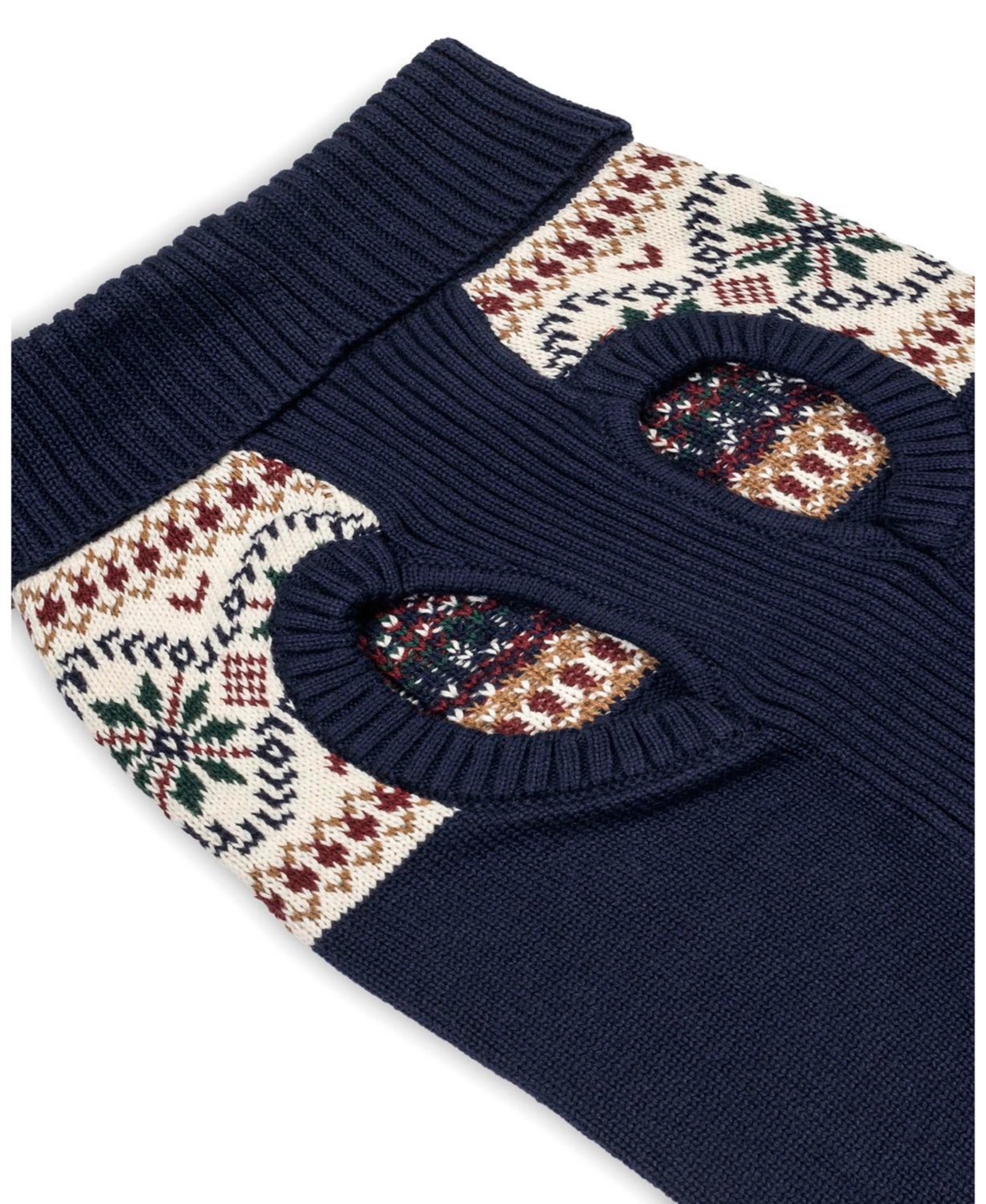 Hope & Henry Organic Fair Isle Dog Sweater