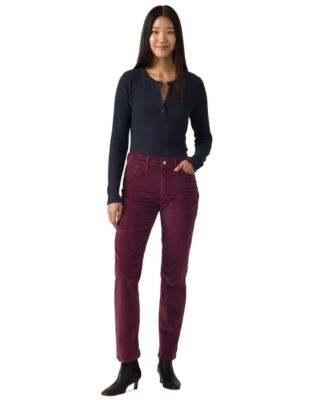 Women's Classic Mid Rise Straight-Leg Jeans