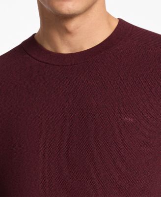 Men's Mouline Textured Crewneck Sweater