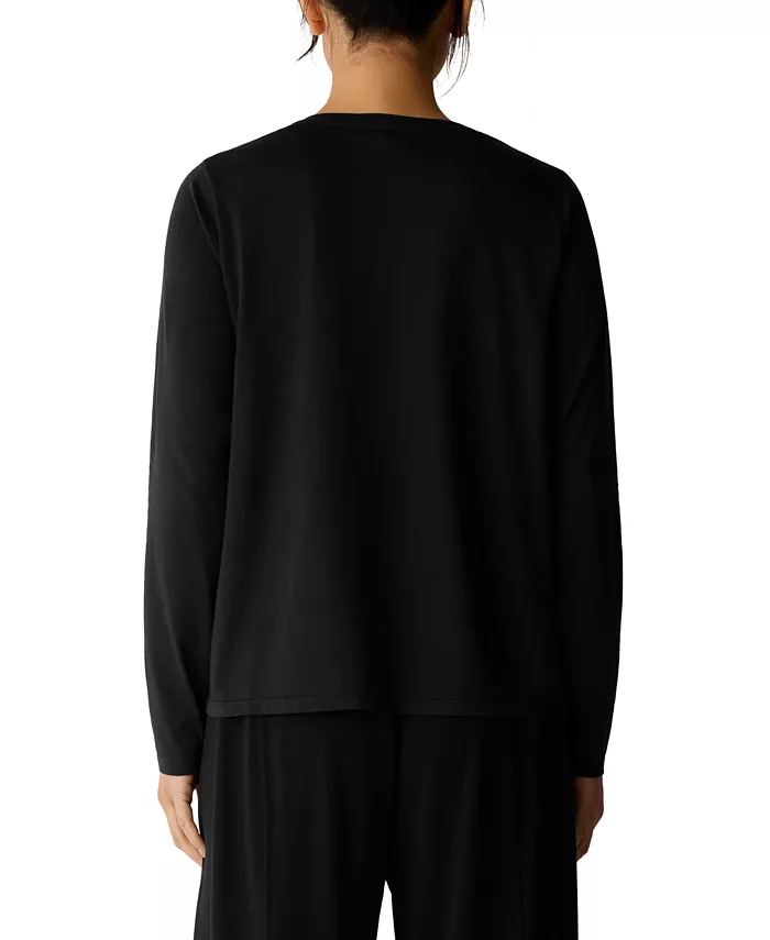 Women's Round Neck Long-Sleeve Top - thumbnail 8