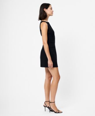 Women's Collared Sleeveless Mini Dress