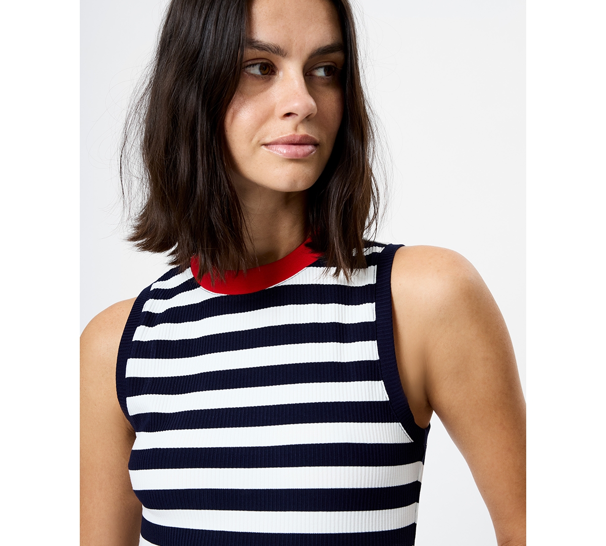 French Connection Women's Striped Sleeveless Top