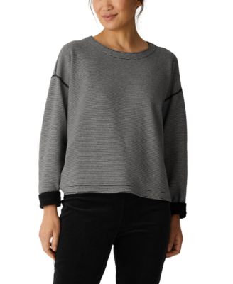 Eileen Fisher - Women's Round Neck Reversible Top