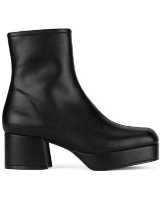 Women's Platform Block-Heel Booties
