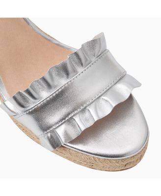 Rozette Ruffle Wedge