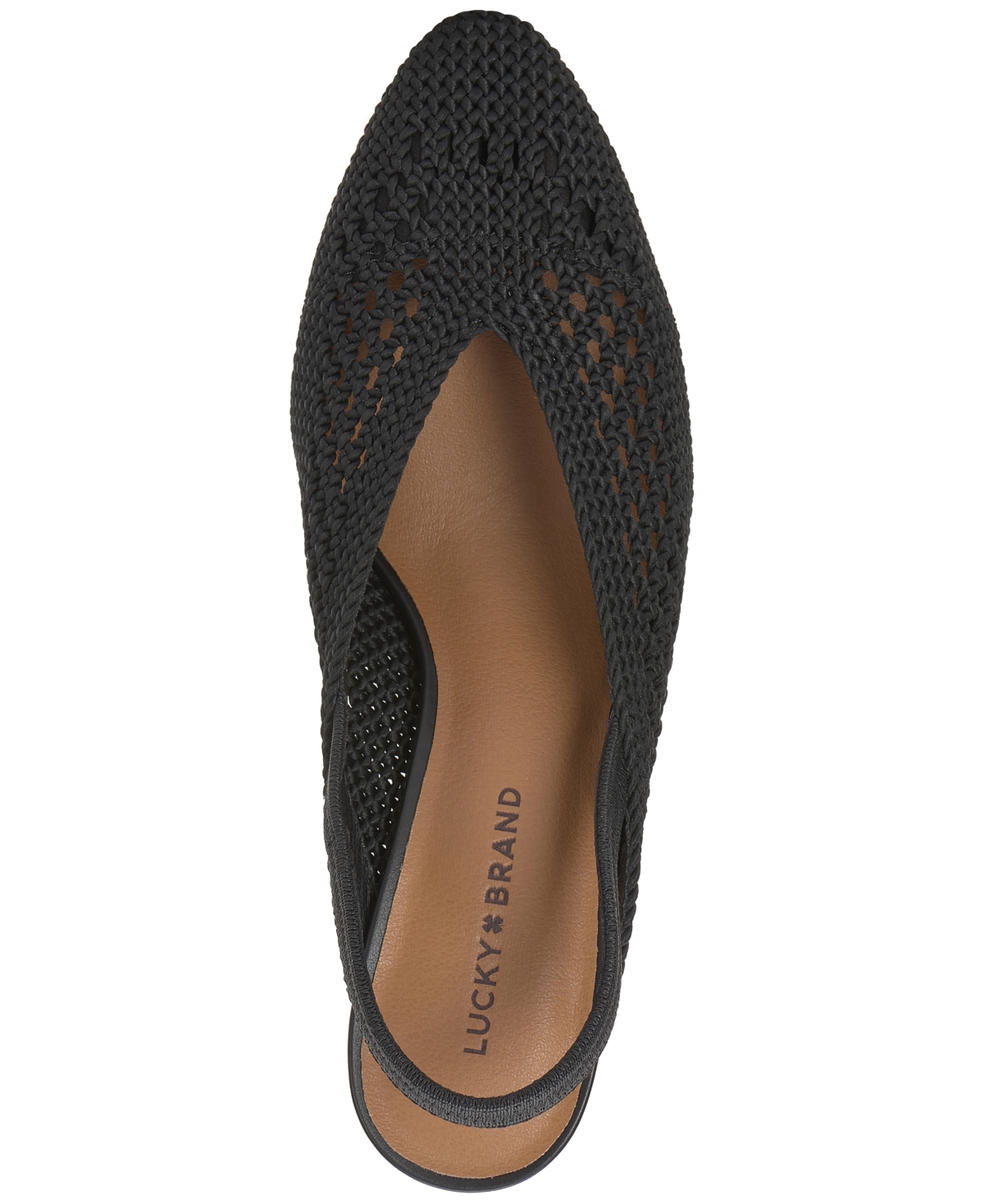 Lucky Brand Women's Melony Woven Slingback Pumps