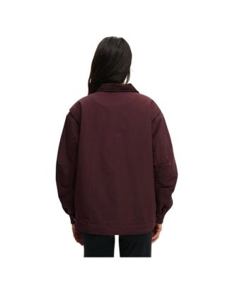 Women's Active Contrast Collar Oversized Jacket