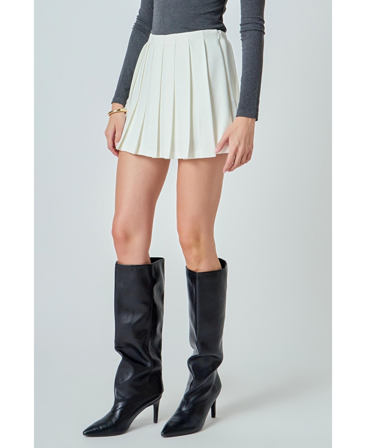 endless rose Women's Pleated Mini Skort