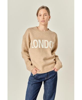 Women's Lettering Sweater