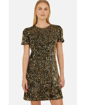 Women's Sequin Tunic Mini Dress