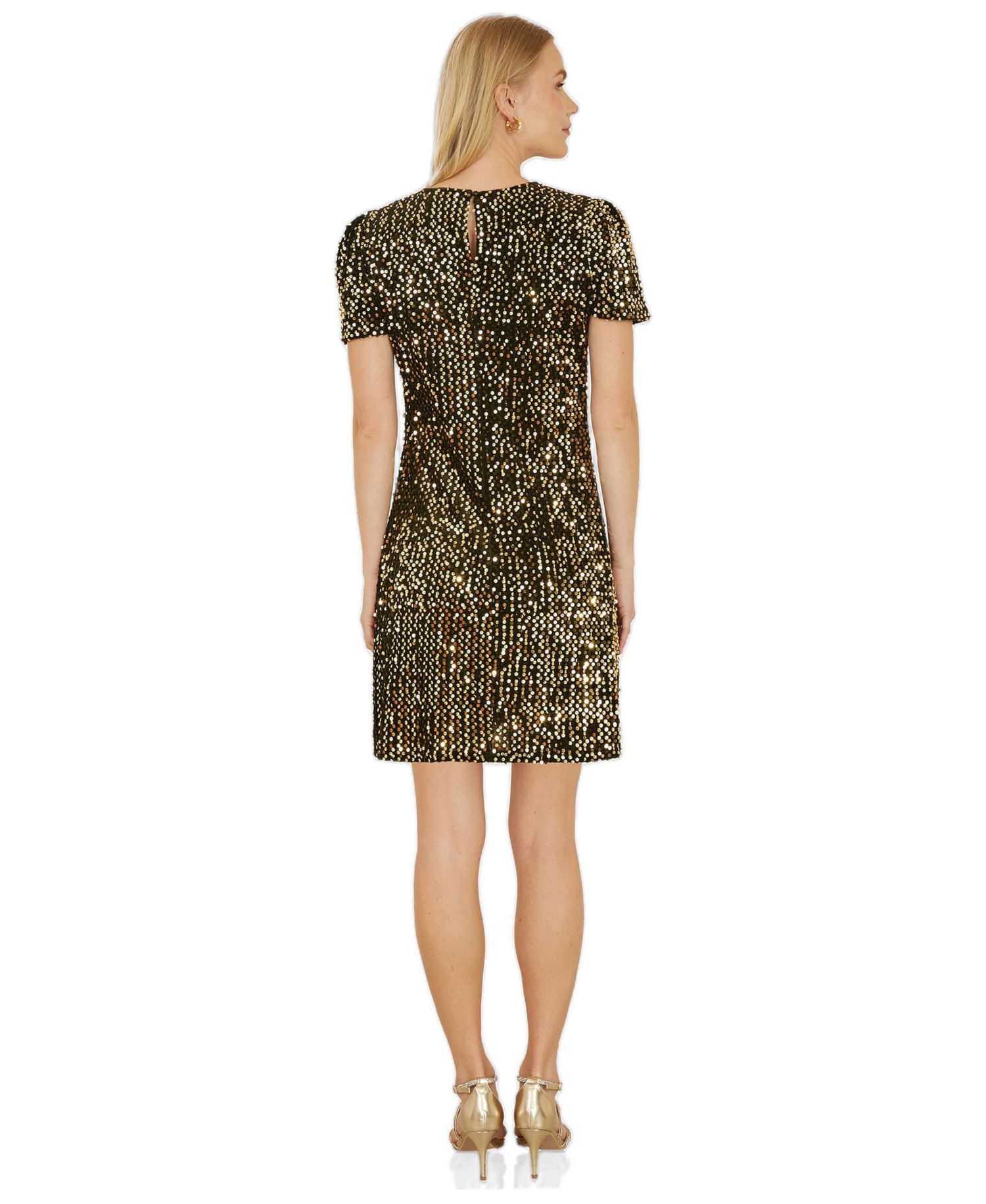 Women's Sequin Tunic Mini Dress